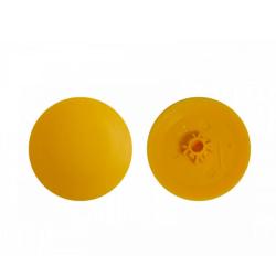 Заглушка декоративная на крестовой шлиц желтый