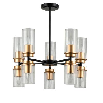 Люстра ЛАЙТ СФЕРА 74671/5+5 Gold+black Черный