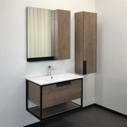 Тумба с раковиной COMFORTY Бонн 75 дуб темный 75E