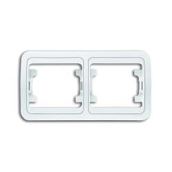 Рамка MAKEL Mimoza 2 поста горизонтальная белый 22012