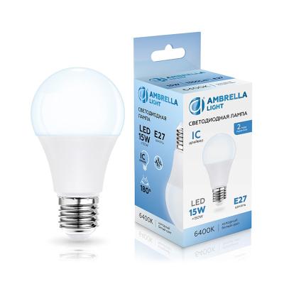 Лампа LED AMBRELLA A60 15W/Е27/6400K груша 601506