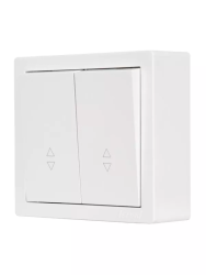 Переключатель LEZARD Leto 2 клавиши белый 752-0200-106