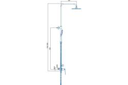 Душевая система MAXONOR PURE LIFE PL2496-8