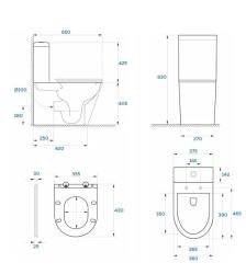 Унитаз-компакт ARANCIA AR-45651