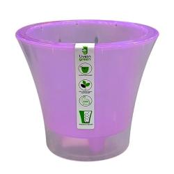 Горшок пластиковый ЛИВИНГРИН Ванда Фиолетовый 2 л