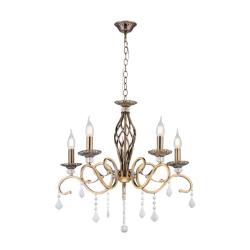 Люстра ЛАЙТ СФЕРА 1208/5 AB Бронза