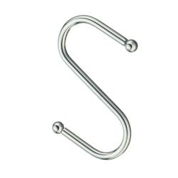 Крючок рейлинга большой хром