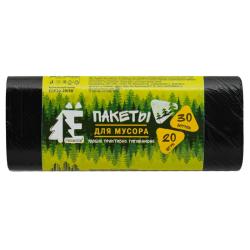 Пакеты для мусора РОМАШКА Е-ромашка 30 л