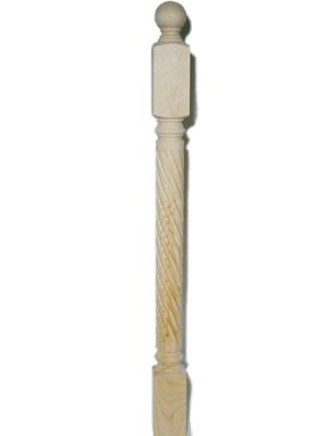 Столб лестничный Рим витой 80*80*1160 мм