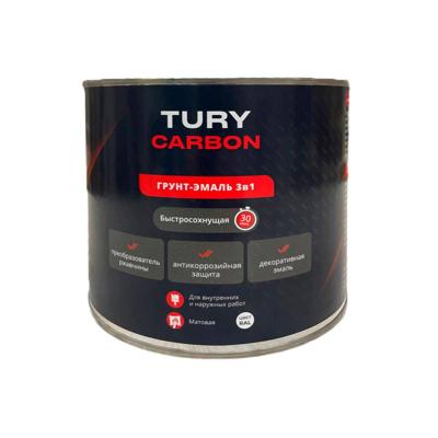 Грунт-Эмаль TURY Carbon RAL 5005 Синий 2,2 кг