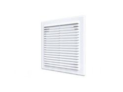 Решетка вентиляционная ЭВЕНТ Э3030Н наклонные жалюзи 300*300 мм