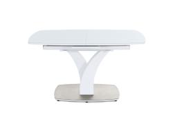 Стол АВРОРА Нотр-Дам Moderne Optiwhite Белый/Белый 1400(1715)*850 мм