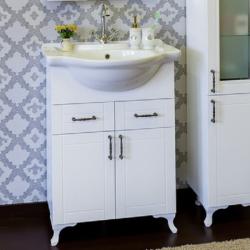 Тумба с раковиной SANFLOR Глория 65 белый Байкал