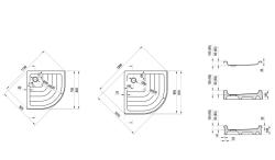 Поддон акриловый RAVAK Ronda-80 PU