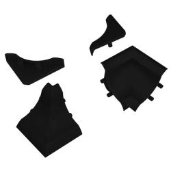 Комплект аксессуаров LB-15 Черный матовый 6051( 2 заглушки, 1 внеш., 1 вн. угол)