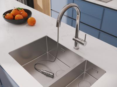 Смеситель для кухни CERSANIT Brasco 64841 Смеситель для кухни CERSANIT Brasco 64841