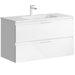 Тумба с раковиной AQWELLA Accent 100 белый 