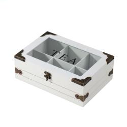 Ящичек д/чая 6 секц. 16,2*24*8,3см