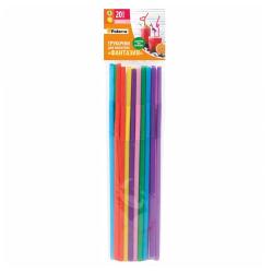 Трубочки для коктейля PATERRA Фантазия 20 шт