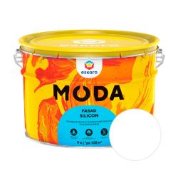 Краска ESKARO Moda Fasad Silicon Белый 9 л