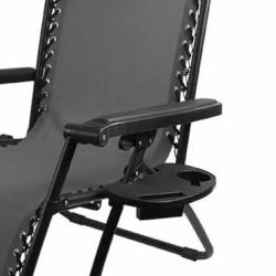 Кресло-шезлонг ECOS Люкс Черный 180*66*110 см CHO-137-14