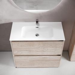 Тумба с раковиной SANCOS Libra Floor 90 дуб галифакс 
