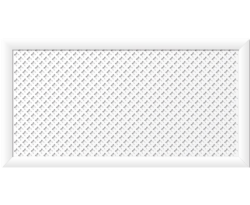 Экран для радиатора МДФ STELLA Готико Белый 12*600*1200 мм