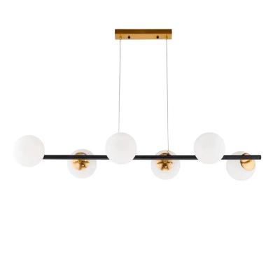 Люстра ЛАЙТ СФЕРА 74542/6 Antique brass+black Латунь