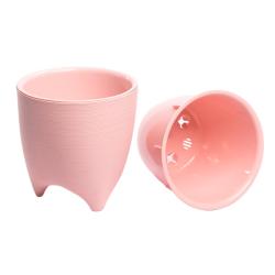 Горшок пластиковый ЛИВИНГРИН Де коста Розовая пудра 2,25 л