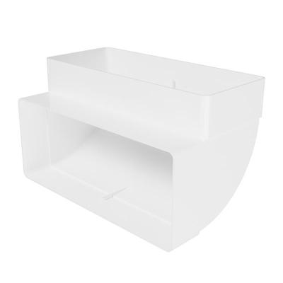 922КВП, Колено вертикальное пластик 90°, 90х204, ЭРА  