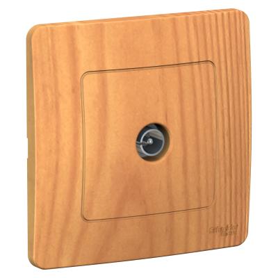 Розетка телевизионная SYSTEME ELECTRIC Blanca TV ясень BLNTS000015