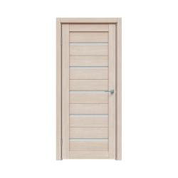 Дверное полотно TRIADOORS 3D Brush L2 лиственница горная кремовая остекленное 2000*600 мм