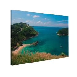 Картина печат. на дер.подрамнике 50*100 Морской пляж /1-346/Симфония/