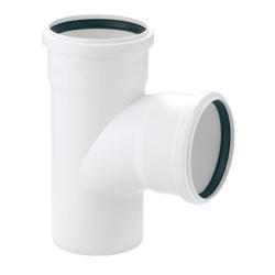 Тройник канализационный SINIKON Comfort 110 мм 87°