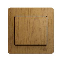 Выключатель SYSTEME ELECTRIC Glossa 1 клавиша дуб GSL000512