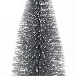 Ель искусственная СЕРПАНТИН Сказочное сияние серебро 20 см