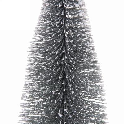 Ель искусственная СЕРПАНТИН Сказочное сияние серебро 20 см