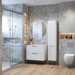 Пенал BRIZ Прато белый 35*165 см