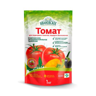 Удобрение органоминеральное ИВАНОВСКОЕ Для томатов, баклажанов 1000 г