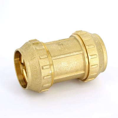 Муфта латунная TIEMME для труб ПНД 20 мм Муфта латунная TIEMME для труб ПНД 20 мм