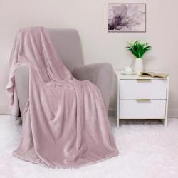 Плед CASA CONFORTE Tinta Однотонный Светло-сиреневый 200*220 см