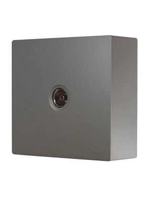 Розетка телевизионная LEZARD Leto TV платина 752-3500-130 