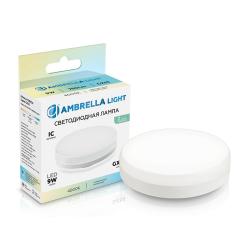Лампа LED AMBRELLA 9W/GX53/4000К таблетка 530904