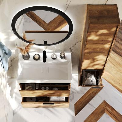 Тумба с раковиной BRIZ Теcо 80