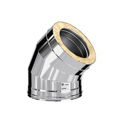 Колено-сэндвич CRAFT HF-50 AISI 316/AISI 304 45° 0,8 мм 130/230 мм