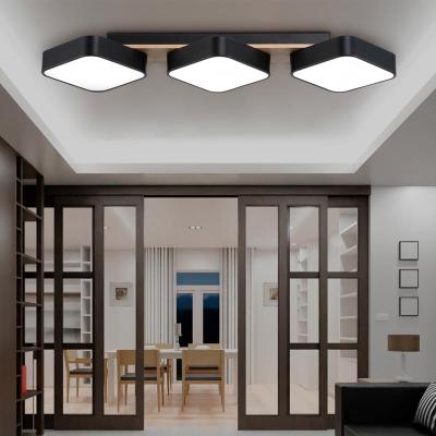 Люстра AMBRELLA Comfort FL4878/3 BK/WD Черный