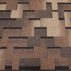 Гибкая черепица ROOFSHIELD Family light Модерн Сандаловый