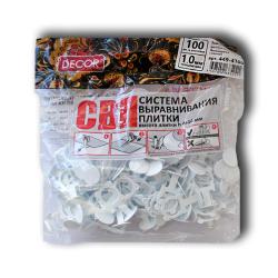 Зажимы для СВП DECOR Панда 1 мм 100 шт