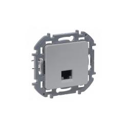 Механизм розетки компьютерной LEGRAND Inspiria RJ45 алюминий 673827