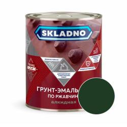 Грунт-эмаль SKLADNO Зеленый 1,8 кг